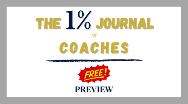 The 1% Journal for Coaches Free Preview